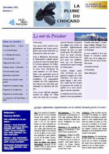 Bulletin n°3 Bulletin n°3